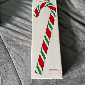 Set of 6, Dept 56 oversized mercury glass candy cane ornaments set of 6